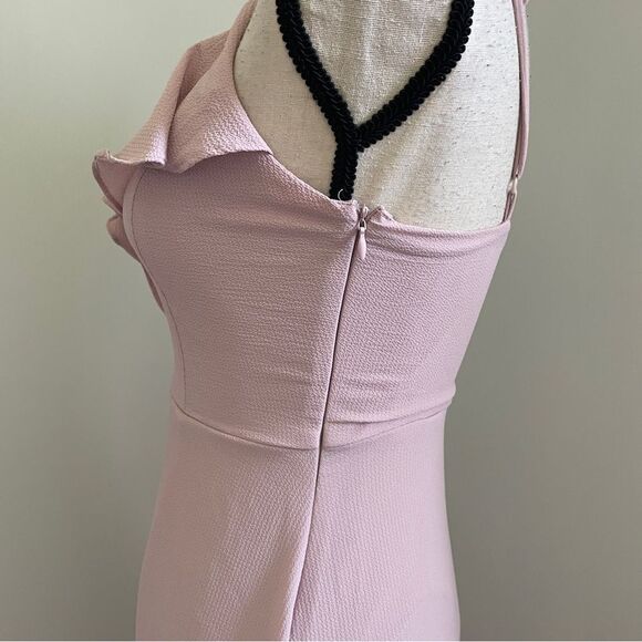 Socialite Pastel Pink Ruffled Romper size XS Girlhoodcore Asymmetrical Jumpsuit - Picture 8 of 15
